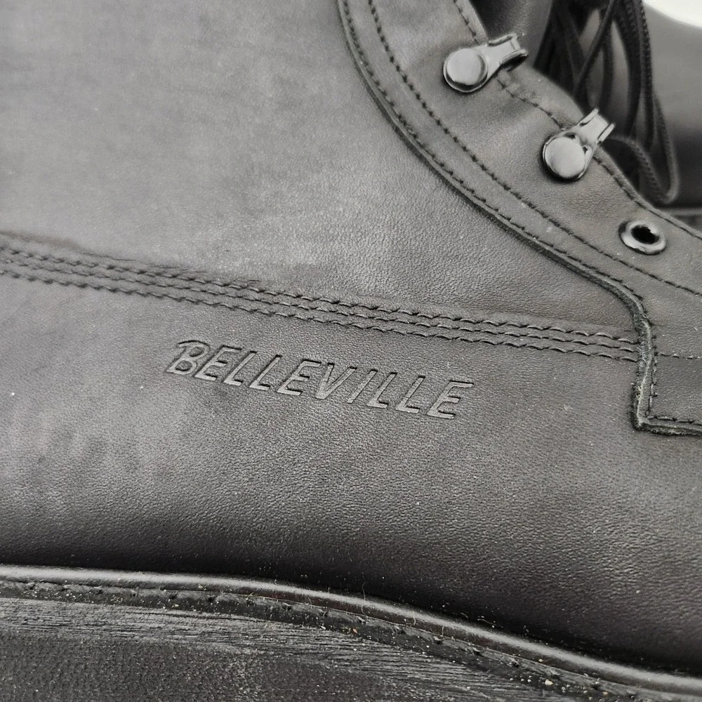 Belleville Combat Boots Men 10 R Black Gore-Tex Vibram Military ICWB Vintage